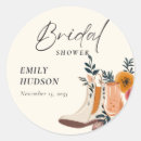Search for western bridal shower stickers Rustic