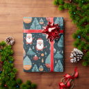 Search for snow trees wrapping paper Santa