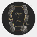Search for rose gold wedding stickers Elegant