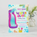 Search for lets make a splash invitations Water slide bash
