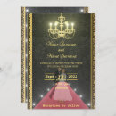 Search for black gold chandelier party invitations Stylish