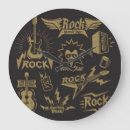 Search for rock and roll clocks Illustration