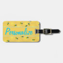 Search for bee luggage tags Yellow
