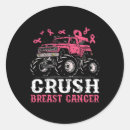 Search for crush cancer stickers Breast cancer fighter