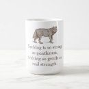 Search for wolf face mugs Power