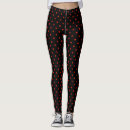 Search for black red polka dot leggings Pattern