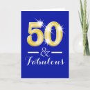 Search for 50th for women birthday cards Fifty and fabulous