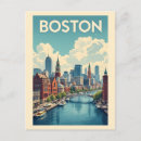 Search for boston postcards Illustration
