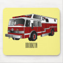 Search for fire engine mousepads Vehicle