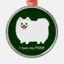 Search for fluffy christmas tree decorations Pomeranian