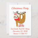 Search for sloth christmas invitations Winter