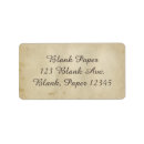 Search for dirty return address labels Vintage
