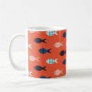 Search for red coral mugs Illustration
