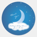 Search for blue moon baby shower stickers Thank you