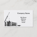 Search for construction crane business cards Building