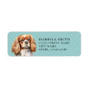 Search for cavalier king charles spaniel return address labels Puppy