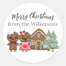 Search for cute gingerbread man stickers Pine trees