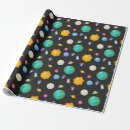 Search for space rocket kids wrapping paper Fun