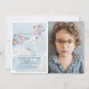 Search for kite flying party invitations Blue