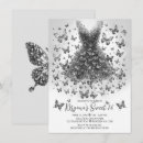 Search for clear birthday invitations Butterflies