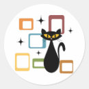 Search for vintage black cat stickers Animal