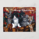 Search for antique victorian christmas cards Cats