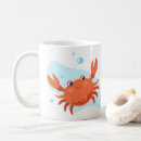 Search for crabs mugs Underwater