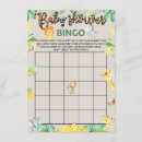 Search for bingo baby shower invitations Animals