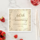 Search for 60th anniversary wedding napkins Elegant