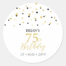 Search for 75th birthday party stickers Modern