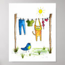 Search for laundry art Whimsical