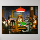 Search for dogs playing poker art Cartoon