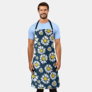 Search for daisy pattern aprons White flowers