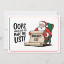 Search for santa claus naughty list cards Fun
