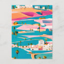 Search for pink houses postcards Illustration