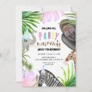Search for jungle 4th birthday invitations Four