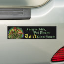Search for leprechaun bumper stickers Shamrock