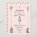 Search for vintage alice in wonderland birthday invitations White rabbit