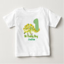 Search for dinosaur first birthday tshirts Baby boy