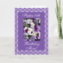 Search for pansies birthday cards Lace