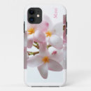Search for plumeria flowers iphone cases Pink
