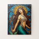 Search for beautiful mermaid puzzles Woman