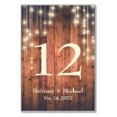 Search for wood table cards Rustic