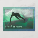 Search for catch the wave postcards Surfer