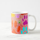 Search for animal tracks mugs Paw