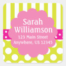 Search for green polka dot stickers Pink