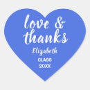Search for navy blue white stickers Love and thanks
