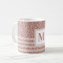 Search for glitter mugs Monogrammed