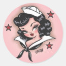 Search for retro pinup stickers Cute