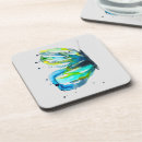 Search for green fern coasters Leaves